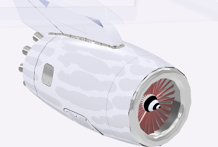 Turbo Fan Jet Engine涡轮风扇喷气发动机3D图纸 INVENTOR设计
